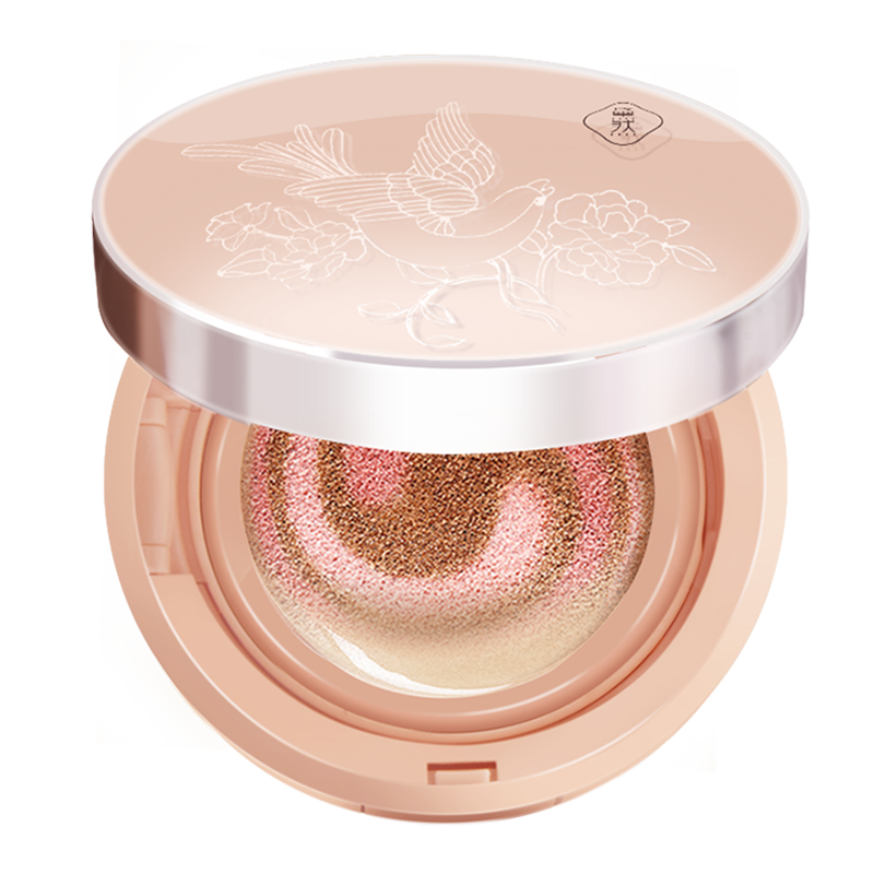Makeup Cushion Natural Waterpoof Coverage Foundation Private Label Double Air Cushion Pressed Foundation